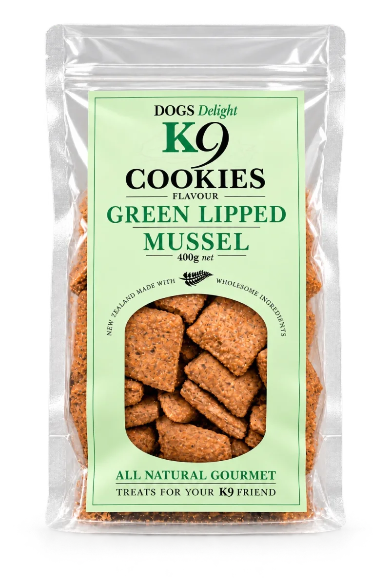 Bag of Green Lipped Mussel K9 Cookies
