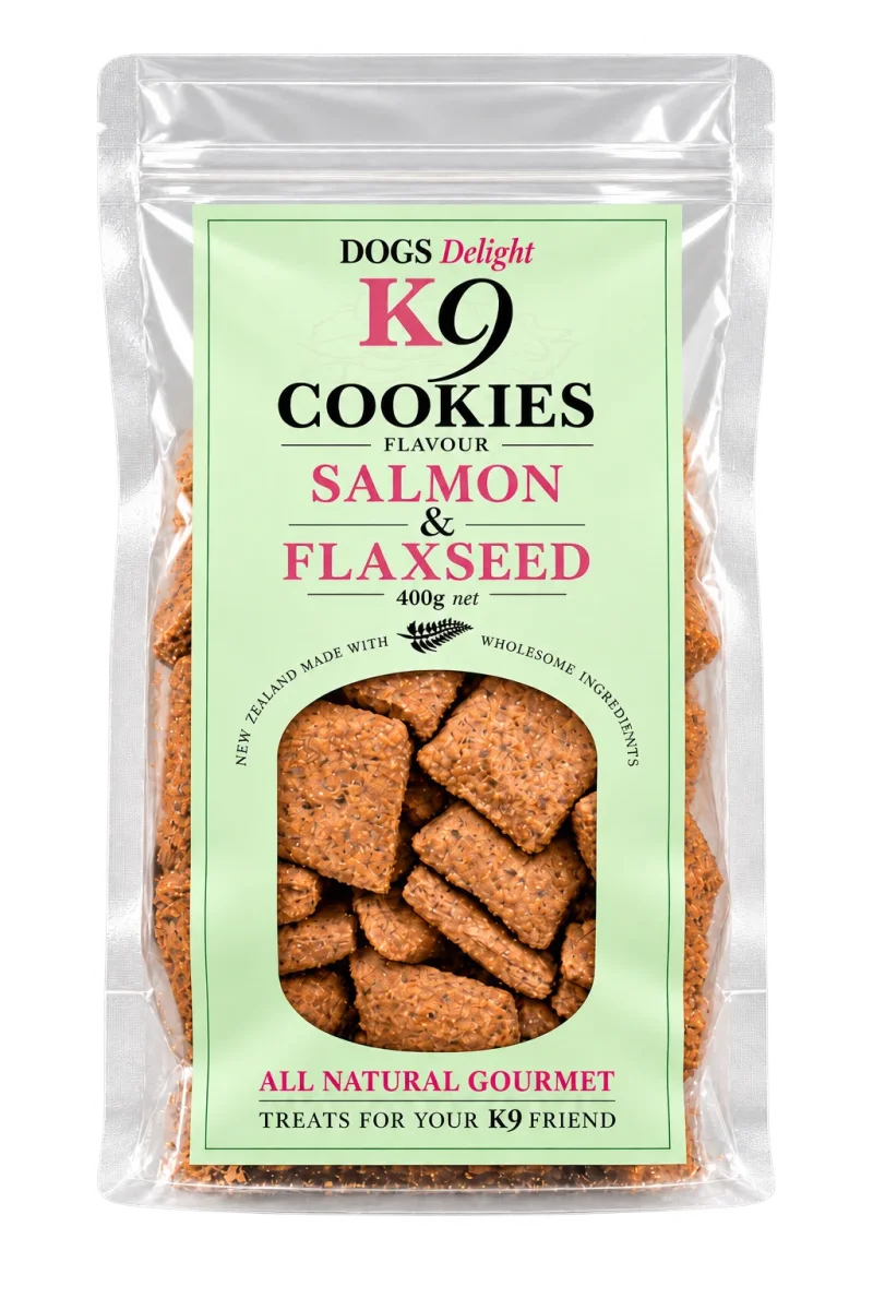 Bag of Salmon and Flaxseed K9 Cookies